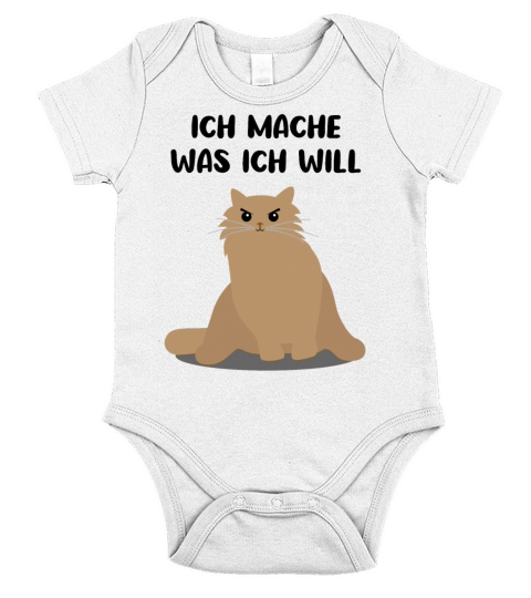 Cat Sassy Kitten Cat Funny Quote Gift Idea Short Sleeve Baby One-Piece