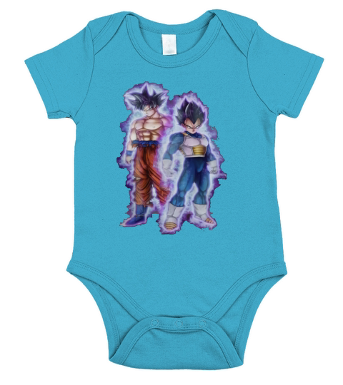 Dragon ball super  Ultra instinct Goku and Vegeta Short Sleeve Baby One-Piece