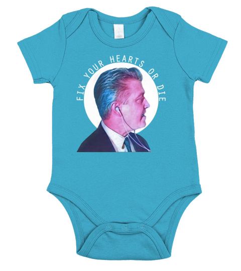 Fix Your Hearts Or Die TShirt Short Sleeve Baby One-Piece