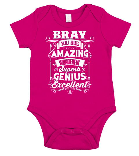 Funny Vintage Style Tshirt for BRAY Short Sleeve Baby One-Piece