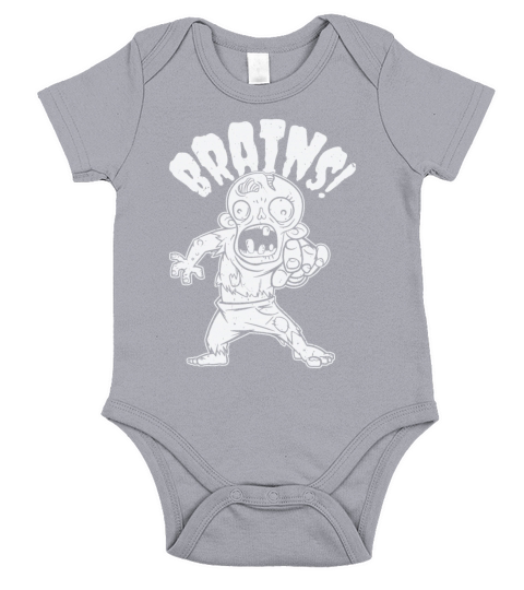 Halloween Zombie Line Art Monster Fan Horror Short Sleeve Baby One-Piece