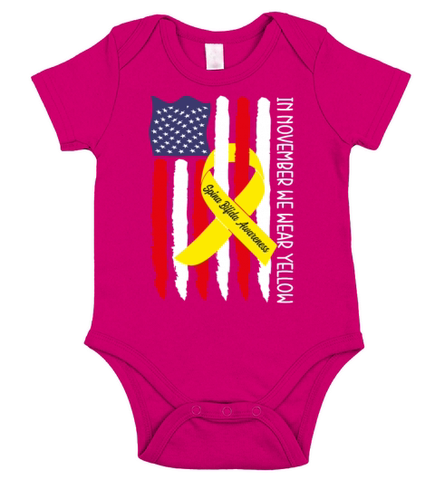 In November we Wear Blue Diabetes Awareness Short Sleeve Baby One-Piece
