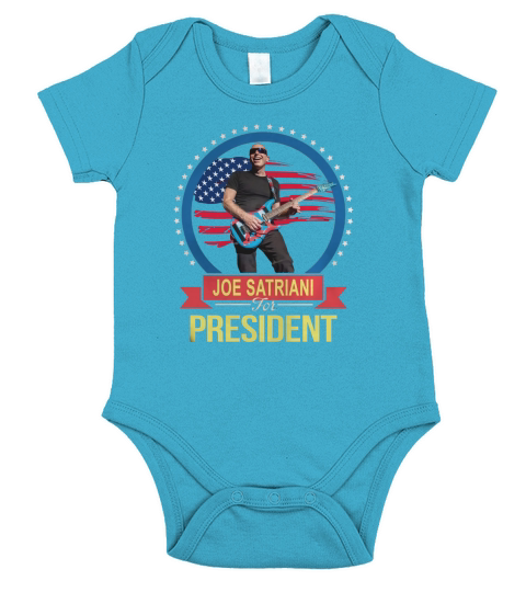 Joe Satriani For Fresident T-Shirt Short Sleeve Baby One-Piece