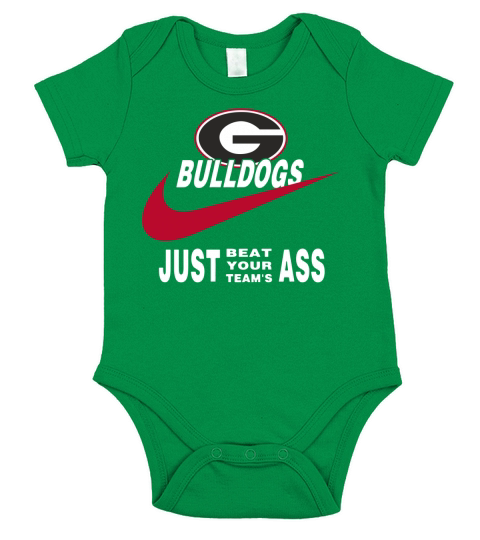 Just Georgia Bulldogs Short Sleeve Baby One-Piece