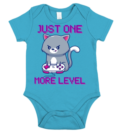 Just One More Level Short Sleeve Baby One-Piece