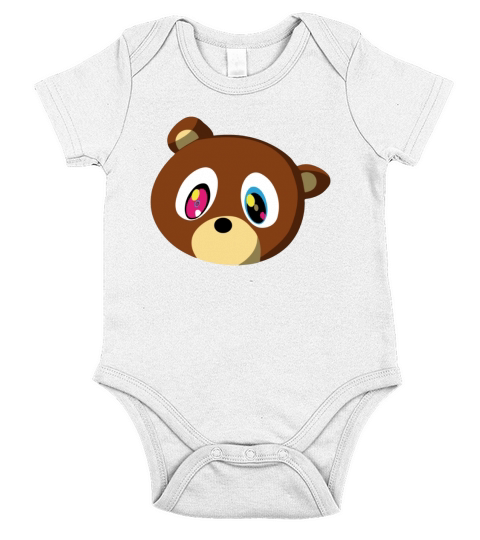 Kanye Bear Short Sleeve Baby One-Piece