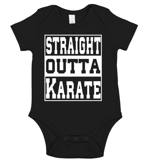 Karate Saying funny Short Sleeve Baby One-Piece