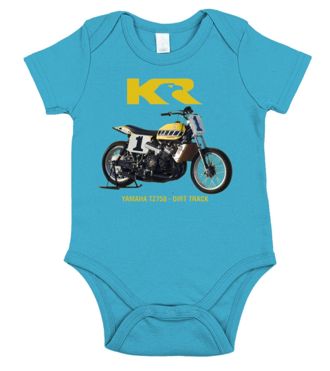 Kenny Roberts - TZ750 Dirt Track Short Sleeve Baby One-Piece