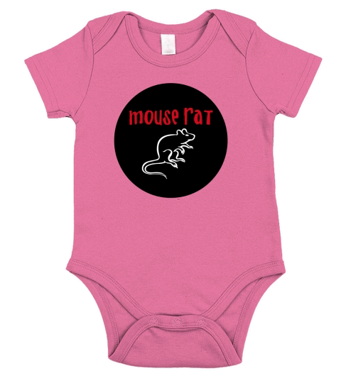Mouse Rat Short Sleeve Baby One-Piece