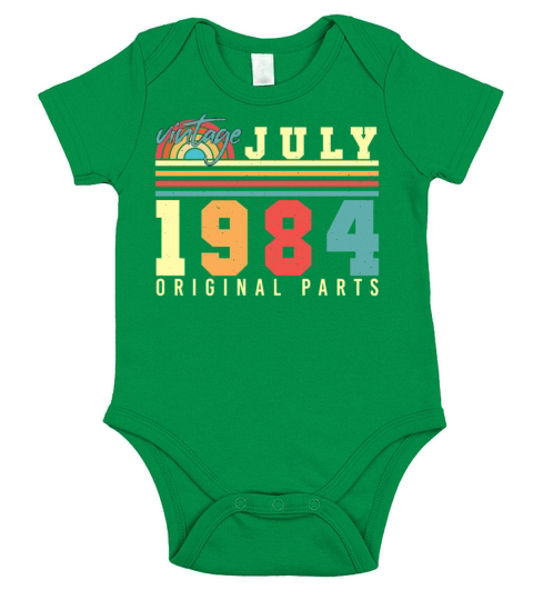 Original July 1984 Short Sleeve Baby One-Piece