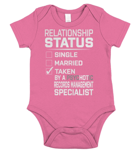 Records Management Specialist Job Short Sleeve Baby One-Piece