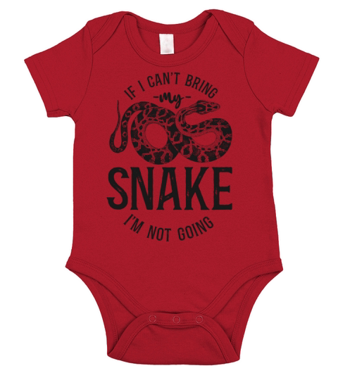 Snake Serpent Vintage If I CanT Short Sleeve Baby One-Piece
