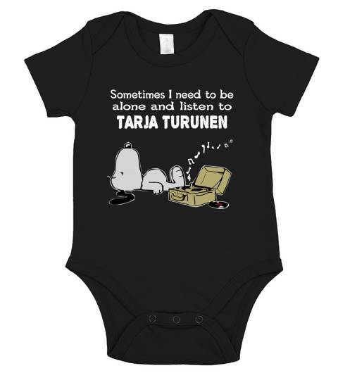 Sometimes I need to be alone and listen to Tarja Turunen Short Sleeve Baby One-Piece