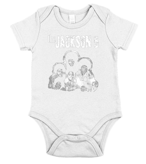 The Jackson 5 Band Tshirt Short Sleeve Baby One-Piece