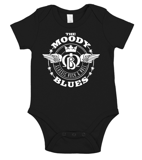 The Moody Blues Band Tshirt Short Sleeve Baby One-Piece