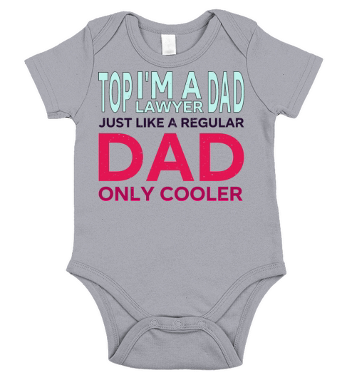Top Lawyer Funny Vintage 80 Gift Father Grandpa Short Sleeve Baby One-Piece