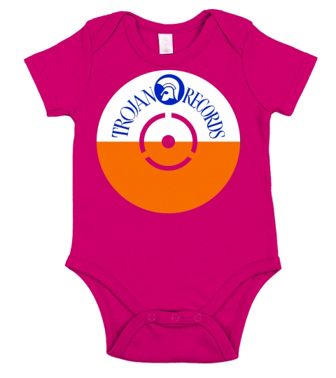 Trojan records logo Short Sleeve Baby One-Piece