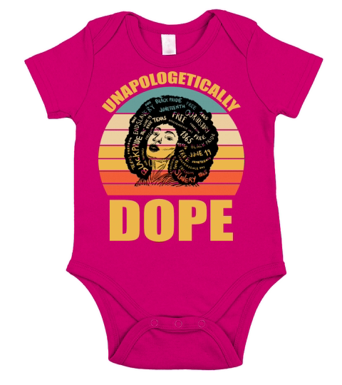 Unapologetically Dope Black Melanin Short Sleeve Baby One-Piece