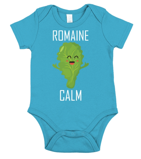 Vegan Gardening Quote Salad Romaine Calm Short Sleeve Baby One-Piece