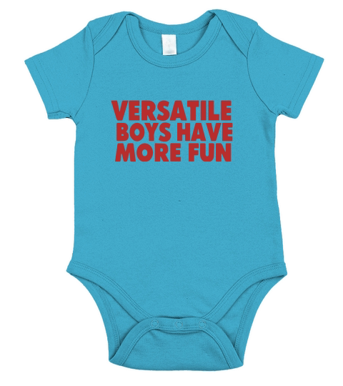 VERSATILE BOYS HAVE MORE FUN T-Shirts201710260422 Short Sleeve Baby One-Piece