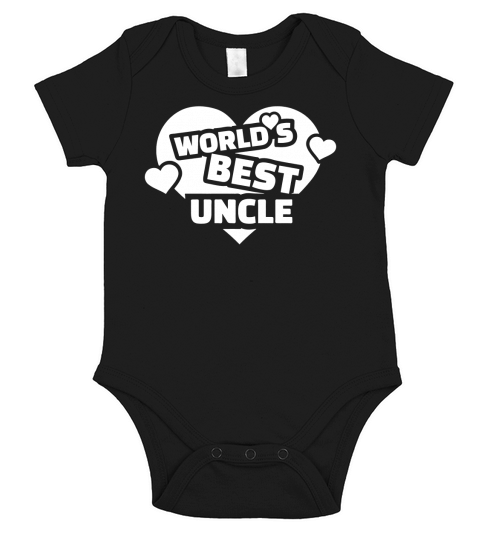 Worlds best uncle Short Sleeve Baby One-Piece