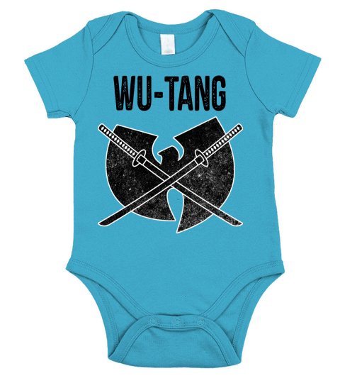 Wu tang clan logo Short Sleeve Baby One-Piece