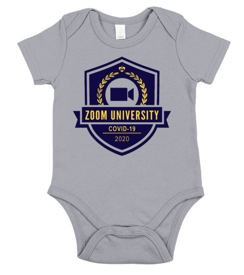 Zoom University 2020 Logo Short Sleeve Baby One-Piece