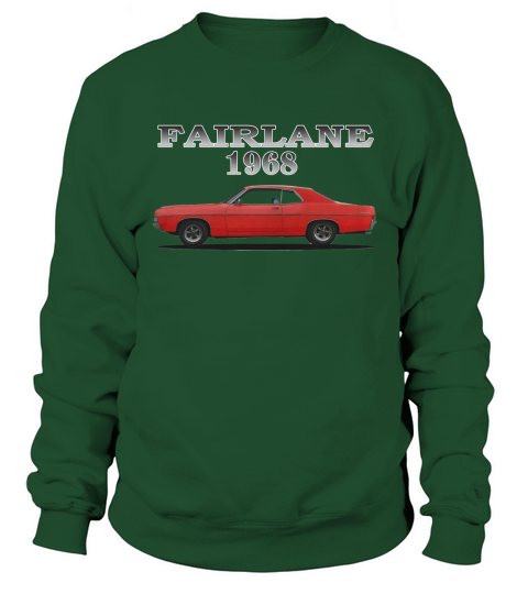 1968 Ford Fairlane Formal Roof Red II Sweatshirt Unisex