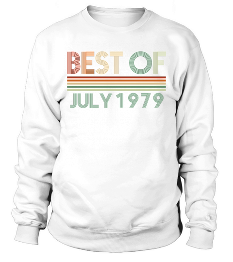 43rd birthday July vintage 1979 gift idea Sweatshirt Unisex