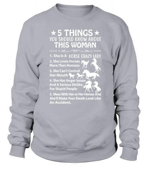 5 Things You Should Know About This Crazy Horse Sweatshirt Unisex
