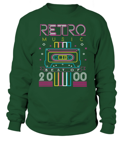 Best Of 2000 Retro Cassette Vintage Birthday Sweatshirt Unisex