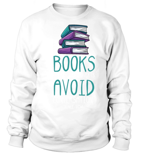 Bookworm Book Love Gift Sweatshirt Unisex