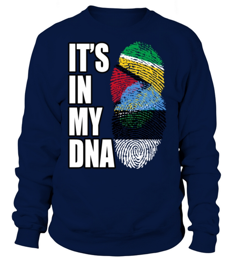 Guyanese And Estonian Mix Heritage DNA Flag Sweatshirt Unisex