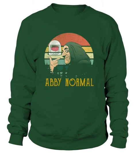 Retro sunset Abnormal Abby normal t-shirt Sweatshirt Unisex