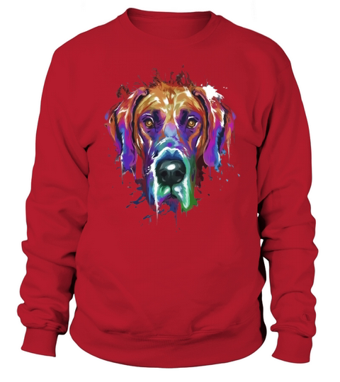 Splash Art Great Dane TShirt  Puppy Lover Gift Sweatshirt Unisex