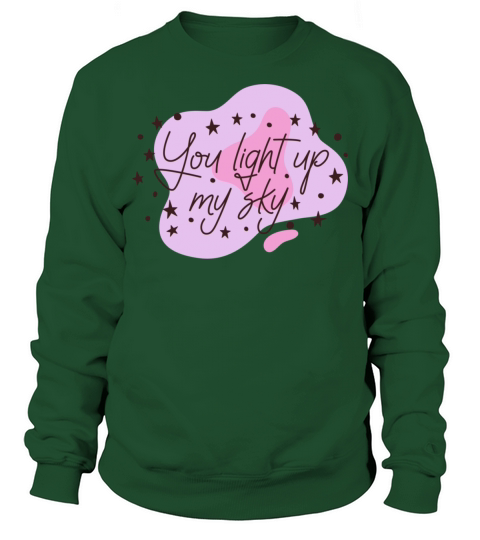 Valentine S Day Light Up Quote Badge Sweatshirt Unisex