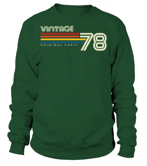 Vintage 1978 43rd Birthday Sweatshirt Unisex