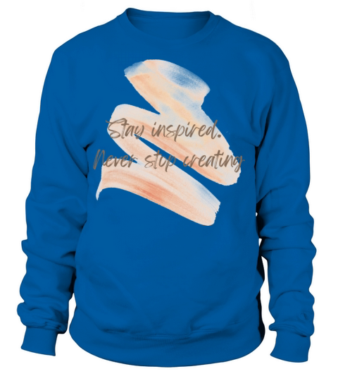 White Beige Minimalistic Watercolor Effect Wave Sweatshirt Unisex