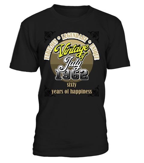 60th Birthday July 1962 Vintage 60 Years Legendar T-Shirt Unisex