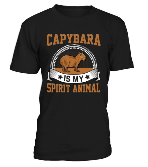 Capybara Is My Spirit Animal - Funny Rodent T-Shirt Unisex