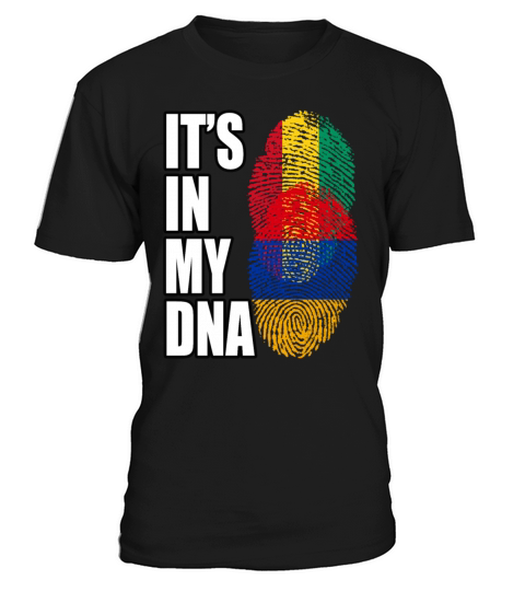 Guinean And Armenian Mix Heritage DNA Flag T-Shirt Unisex