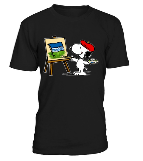 Snoopy Drawing Hertha BSC T-Shirt Unisex