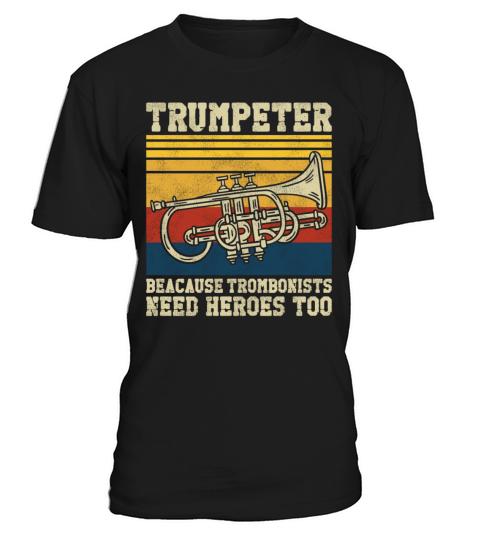 Trumpet Player Vintage Retro T-Shirt Unisex