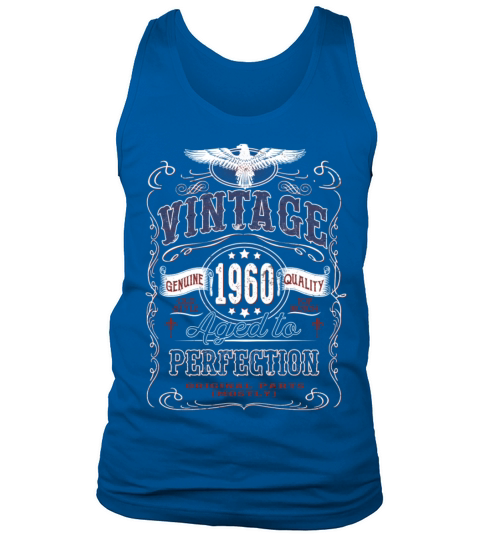 1960 Vintage Birthday 1960 Aged to Perfection Tank Top Unisex