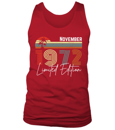 40 Years November 1982 Vintage Limited Edition Tank Top Unisex