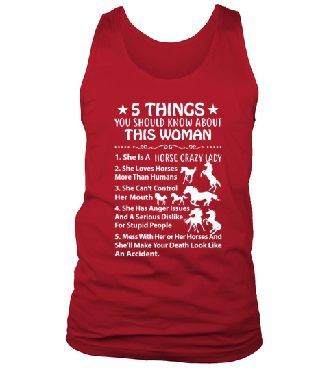 5 Things You Should Know About This Crazy Horse Tank Top Unisex