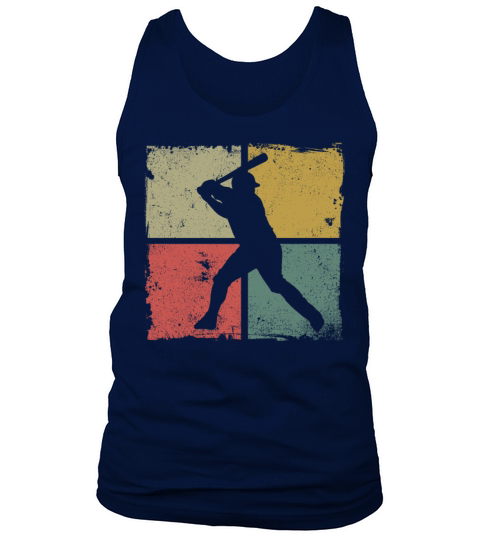 Baseball Fan Retro Vintage Batter Tank Top Unisex