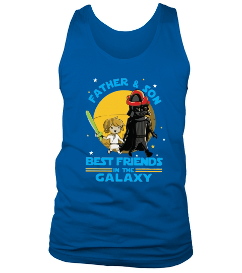 Father and Son in the Galaxy Tank Top Unisex