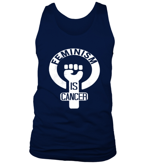 Feminism Is Cancer T-Shirt Protest MRA Mens Rights Anti Fem Tank Top Unisex