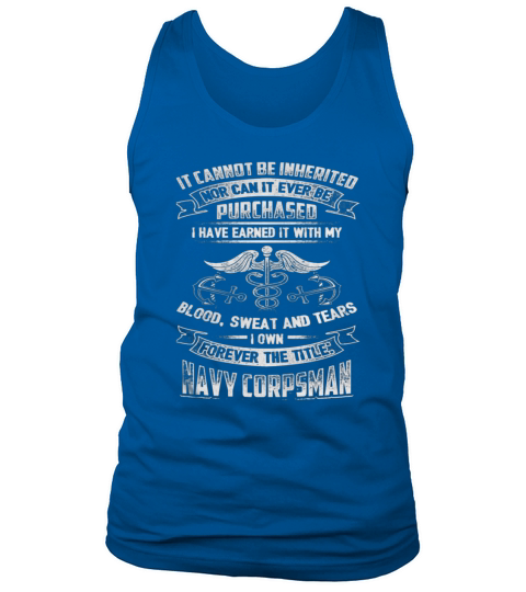 FOREVER THE TITLE NAVY CORPSMAN Tank Top Unisex